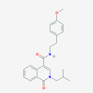 2-isobutyl-N~4~-(4-methoxyphenethyl)-1-oxo-1,2-dihydro-4-isoquinolinecarboxamide