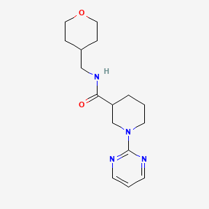 1-(2-pyrimidinyl)-N-(tetrahydro-2H-pyran-4-ylmethyl)-3-piperidinecarboxamide