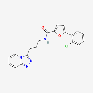 5-(2-chlorophenyl)-N-(3-[1,2,4]triazolo[4,3-a]pyridin-3-ylpropyl)-2-furamide