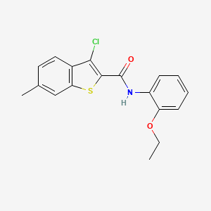 3-chloro-N-(2-ethoxyphenyl)-6-methyl-1-benzothiophene-2-carboxamide