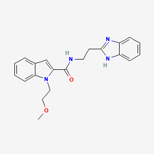 N-[2-(1H-1,3-benzimidazol-2-yl)ethyl]-1-(2-methoxyethyl)-1H-indole-2-carboxamide