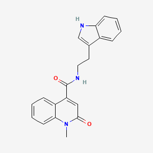 N-[2-(1H-indol-3-yl)ethyl]-1-methyl-2-oxo-1,2-dihydro-4-quinolinecarboxamide