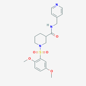 1-(2,5-Dimethoxybenzenesulfonyl)-N-[(pyridin-4-YL)methyl]piperidine-3-carboxamide