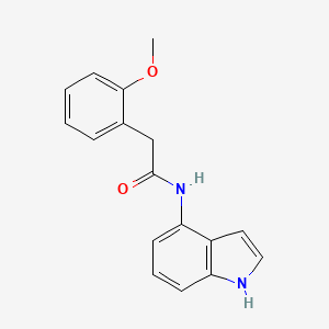 molecular formula C17H16N2O2 B11136163 N-(1H-indol-4-yl)-2-(2-methoxyphenyl)acetamide 