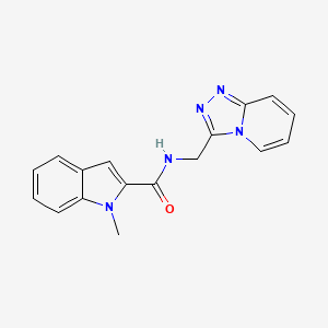 molecular formula C17H15N5O B11136334 1-methyl-N-([1,2,4]triazolo[4,3-a]pyridin-3-ylmethyl)-1H-indole-2-carboxamide 