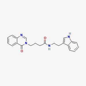 N-[2-(1H-indol-3-yl)ethyl]-4-(4-oxoquinazolin-3(4H)-yl)butanamide