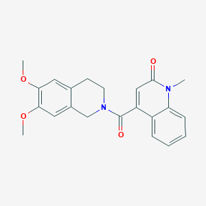 4-[(6,7-dimethoxy-3,4-dihydroisoquinolin-2(1H)-yl)carbonyl]-1-methylquinolin-2(1H)-one