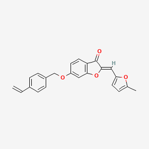 2-[(Z)-1-(5-methyl-2-furyl)methylidene]-6-[(4-vinylbenzyl)oxy]-1-benzofuran-3-one