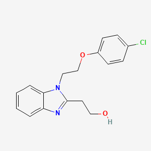 2-{1-[2-(4-chlorophenoxy)ethyl]-1H-benzimidazol-2-yl}ethanol