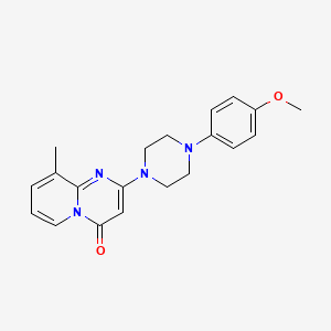 2-[4-(4-methoxyphenyl)piperazino]-9-methyl-4H-pyrido[1,2-a]pyrimidin-4-one