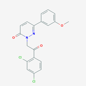 2-[2-(2,4-dichlorophenyl)-2-oxoethyl]-6-(3-methoxyphenyl)-3(2H)-pyridazinone