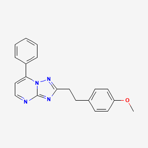 2-(4-Methoxyphenethyl)-7-phenyl[1,2,4]triazolo[1,5-a]pyrimidine