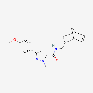 N-(bicyclo[2.2.1]hept-5-en-2-ylmethyl)-3-(4-methoxyphenyl)-1-methyl-1H-pyrazole-5-carboxamide