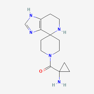 1-({3,5,6,7-Tetrahydrospiro[imidazo[4,5-c]pyridine-4,4'-piperidine]-1'-yl}carbonyl)cyclopropan-1-amine