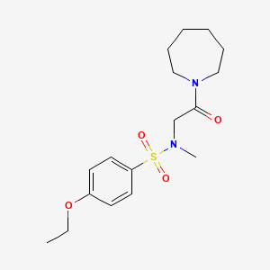 N-[2-(azepan-1-yl)-2-oxoethyl]-4-ethoxy-N-methylbenzenesulfonamide