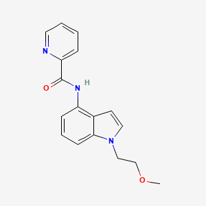 N-[1-(2-methoxyethyl)-1H-indol-4-yl]-2-pyridinecarboxamide