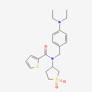 N-[4-(diethylamino)benzyl]-N-(1,1-dioxidotetrahydrothiophen-3-yl)thiophene-2-carboxamide