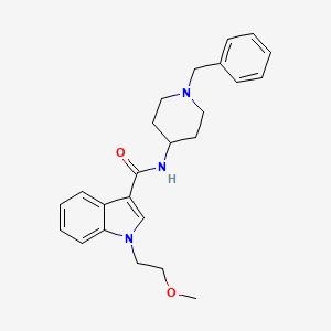 N-(1-benzyl-4-piperidyl)-1-(2-methoxyethyl)-1H-indole-3-carboxamide