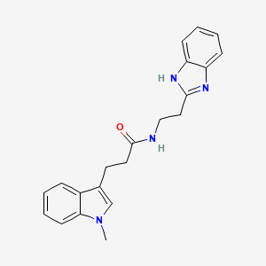 N-[2-(1H-1,3-benzimidazol-2-yl)ethyl]-3-(1-methyl-1H-indol-3-yl)propanamide