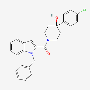 1-[(1-benzyl-1H-indol-2-yl)carbonyl]-4-(4-chlorophenyl)-4-piperidinol