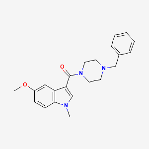 (4-benzylpiperazino)(5-methoxy-1-methyl-1H-indol-3-yl)methanone