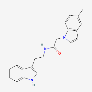 N-[2-(1H-indol-3-yl)ethyl]-2-(5-methyl-1H-indol-1-yl)acetamide