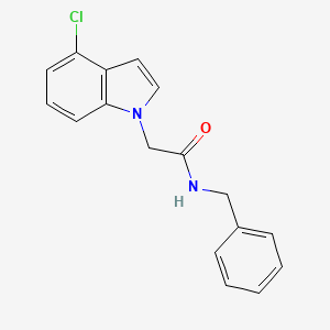 N-benzyl-2-(4-chloro-1H-indol-1-yl)acetamide