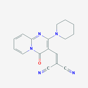 {[4-oxo-2-(piperidin-1-yl)-4H-pyrido[1,2-a]pyrimidin-3-yl]methylidene}propanedinitrile