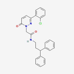 2-[3-(2-chlorophenyl)-6-oxopyridazin-1(6H)-yl]-N-(3,3-diphenylpropyl)acetamide