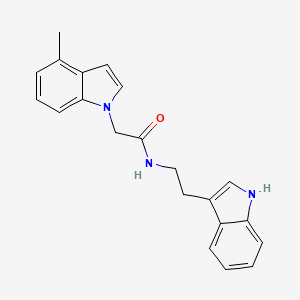 N-[2-(1H-indol-3-yl)ethyl]-2-(4-methyl-1H-indol-1-yl)acetamide