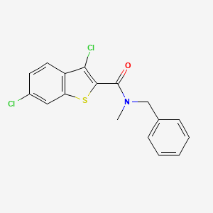 N-benzyl-3,6-dichloro-N-methyl-1-benzothiophene-2-carboxamide