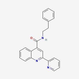 N-(2-phenylethyl)-2-(2-pyridinyl)-4-quinolinecarboxamide