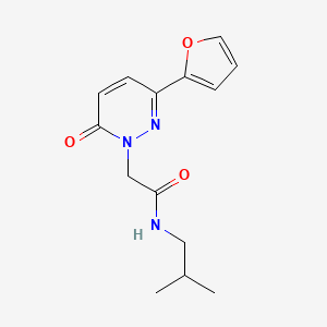 2-[3-(2-furyl)-6-oxo-1(6H)-pyridazinyl]-N~1~-isobutylacetamide