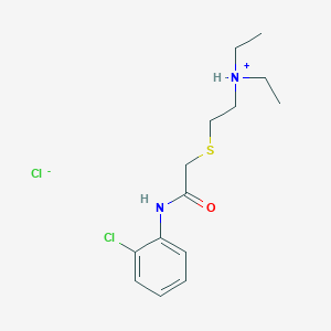B011139 2'-Chloro-2-(2-(diethylamino)ethylthio)acetanilide hydrochloride CAS No. 101651-61-0