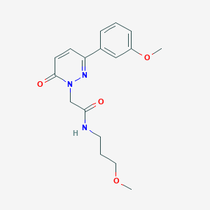 2-[3-(3-Methoxy-phenyl)-6-oxo-6H-pyridazin-1-yl]-N-(3-methoxy-propyl)-acetamide