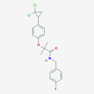 2-[4-(2,2-dichlorocyclopropyl)phenoxy]-N-(4-fluorobenzyl)-2-methylpropanamide