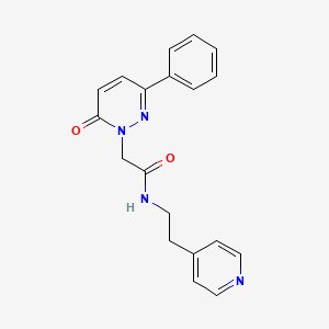 2-[6-oxo-3-phenyl-1(6H)-pyridazinyl]-N-[2-(4-pyridyl)ethyl]acetamide