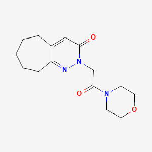 2-[2-(morpholin-4-yl)-2-oxoethyl]-2,5,6,7,8,9-hexahydro-3H-cyclohepta[c]pyridazin-3-one