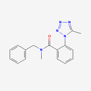 N~1~-benzyl-N~1~-methyl-2-(5-methyl-1H-1,2,3,4-tetraazol-1-yl)benzamide