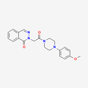 2-{2-[4-(4-methoxyphenyl)piperazino]-2-oxoethyl}-1(2H)-phthalazinone