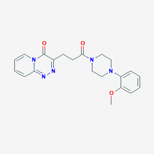 3-{3-[4-(2-methoxyphenyl)piperazino]-3-oxopropyl}-4H-pyrido[2,1-c][1,2,4]triazin-4-one