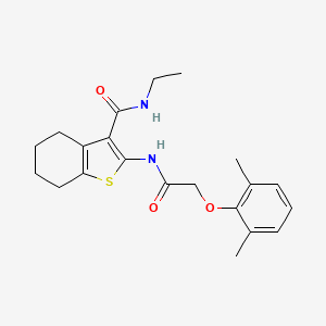 2-{[(2,6-dimethylphenoxy)acetyl]amino}-N-ethyl-4,5,6,7-tetrahydro-1-benzothiophene-3-carboxamide