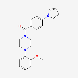 1-(2-methoxyphenyl)-4-[4-(1H-pyrrol-1-yl)benzoyl]piperazine