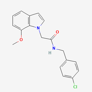 N-(4-chlorobenzyl)-2-(7-methoxy-1H-indol-1-yl)acetamide