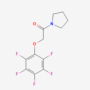 2-(Pentafluorophenoxy)-1-(pyrrolidin-1-yl)ethanone