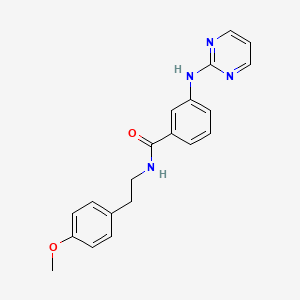 N-(4-methoxyphenethyl)-3-(2-pyrimidinylamino)benzamide