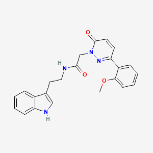 N~1~-[2-(1H-indol-3-yl)ethyl]-2-[3-(2-methoxyphenyl)-6-oxo-1(6H)-pyridazinyl]acetamide