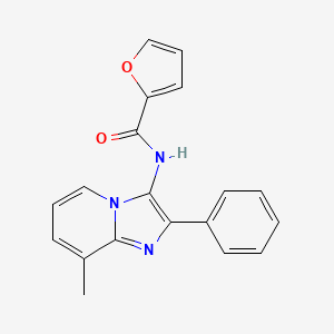 N-(8-methyl-2-phenylimidazo[1,2-a]pyridin-3-yl)furan-2-carboxamide