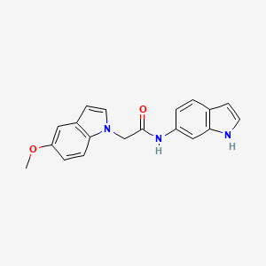 N-1H-indol-6-yl-2-(5-methoxy-1H-indol-1-yl)acetamide