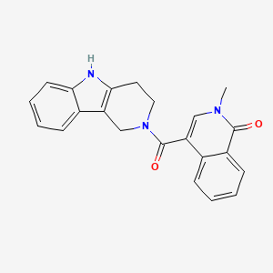 2-methyl-4-(1,3,4,5-tetrahydro-2H-pyrido[4,3-b]indol-2-ylcarbonyl)-1(2H)-isoquinolinone